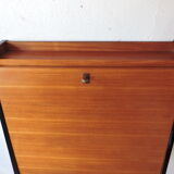 Teak wall-mounted secretary from the 50s / 60s
