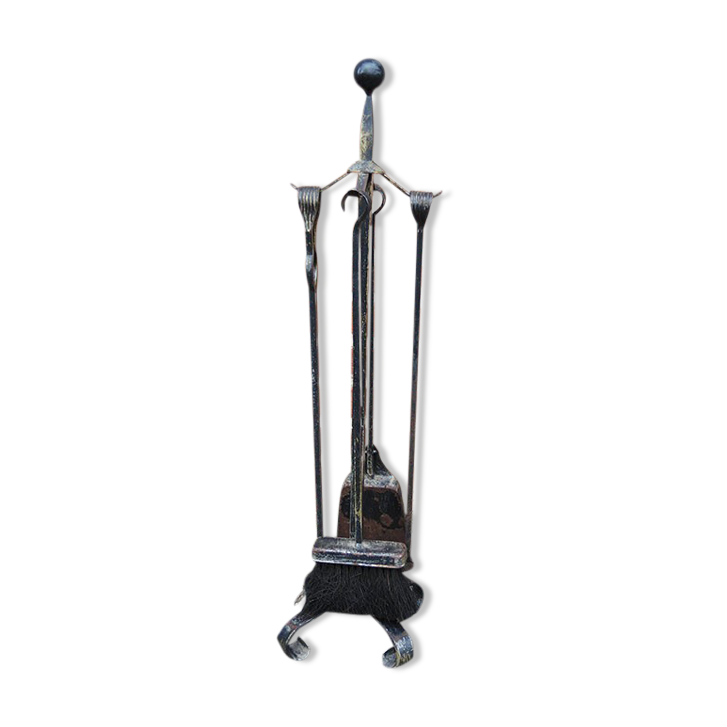 Former chimney servant 4 accessories & match holder
