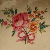 Coupe corbeille ajourée porcelaine Vista Alegre décor floral