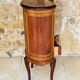 Commode style Louis XV en loupe d'orme et noyer