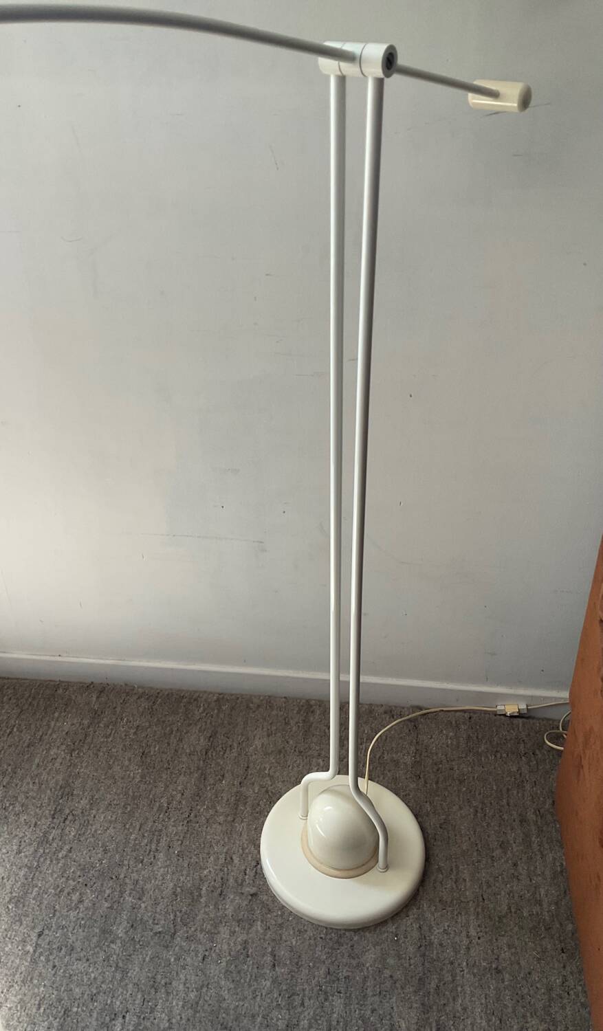 Vintage reading floor lamp from the 70s and 80s