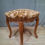 Louis XV style upholstered stool