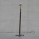 Mid-Century Brass and Wood Floor Lamp