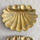 Gilded brass ashtray bowl