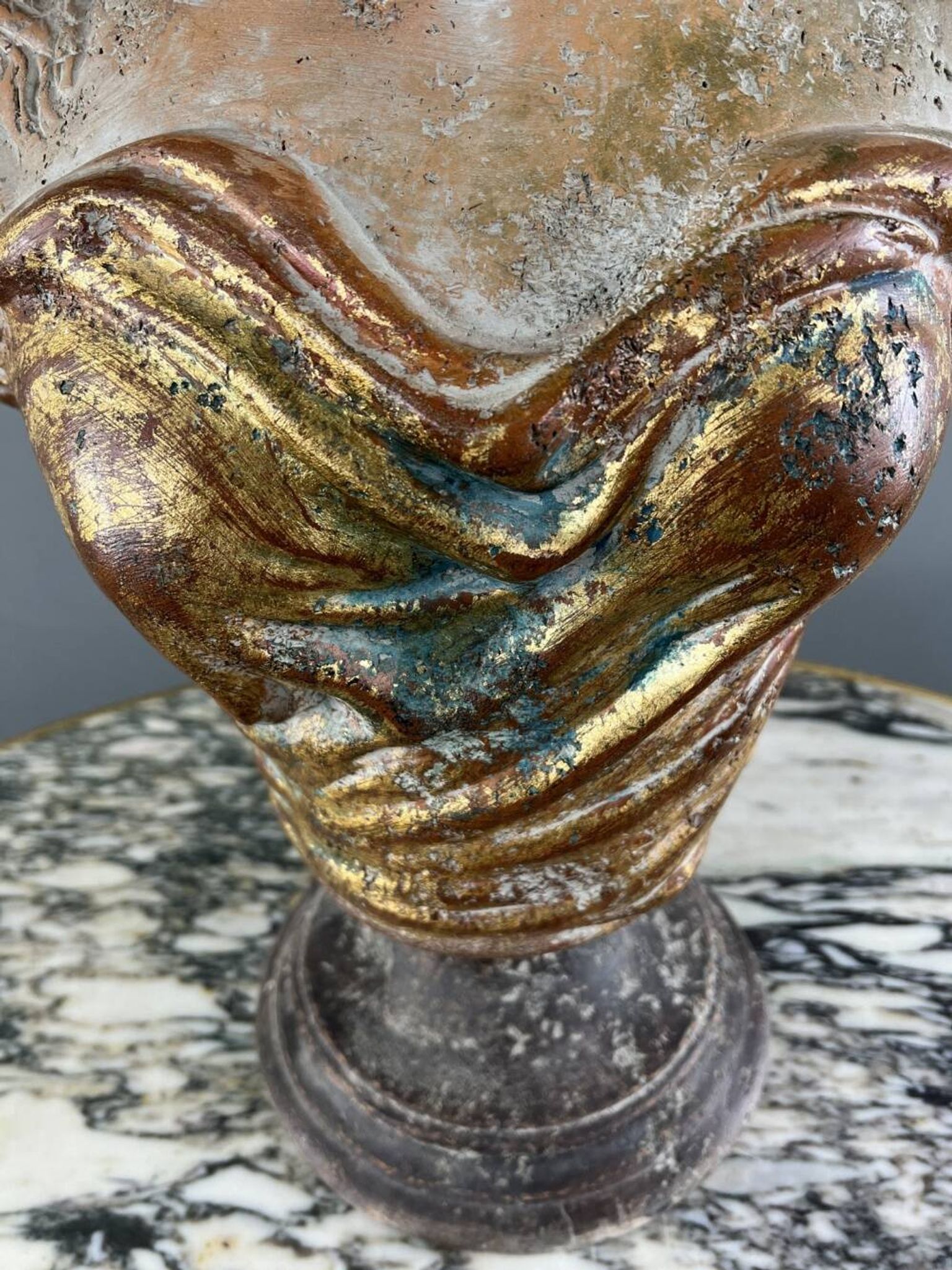 Buste Féminin En Terre Cuite, Italie, XXe Siècle