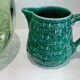 Digoin Sarreguemines braided pitcher