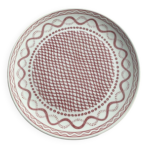 Plat à gateau Gien modèle