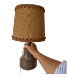 70s stoneware ceramic floor lamp, 42 cm