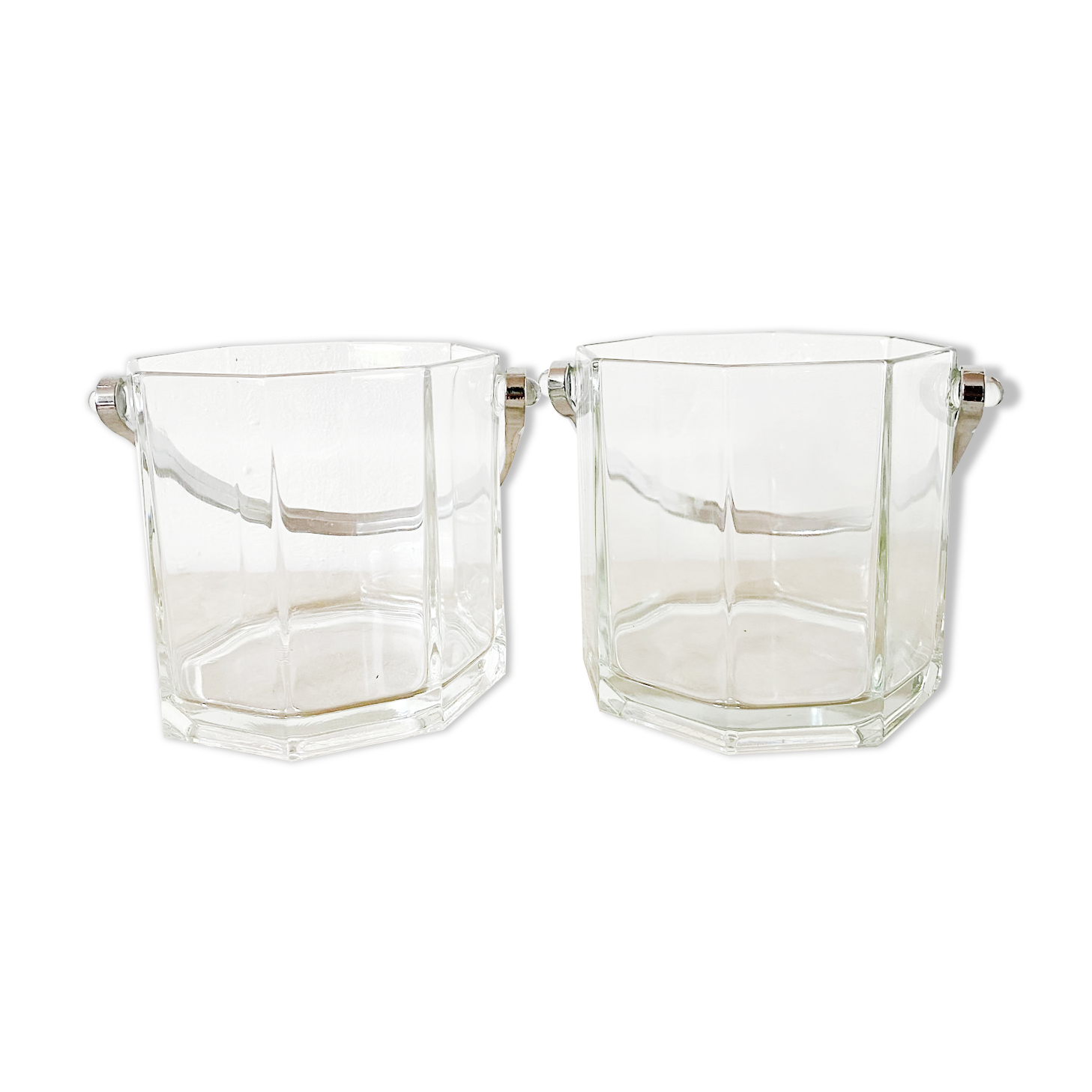 Arcoroc vintage ice buckets