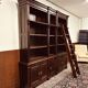 Classic English Mahogany Library Bookcase