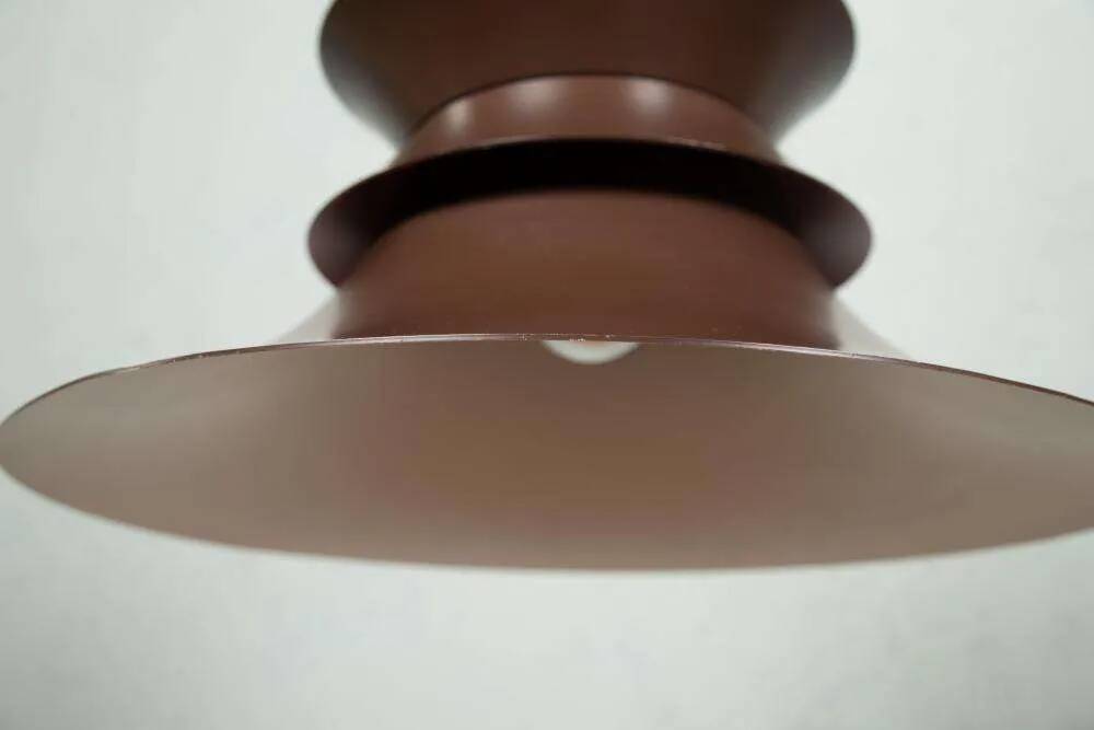 Vintage 1960s Danish design suspended lamp from the Space Age.