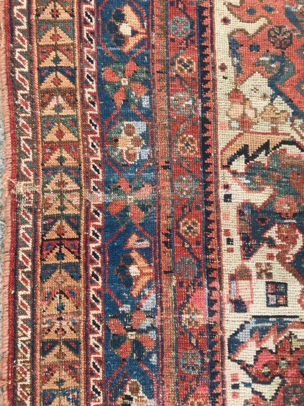Former carpet Persian Afshar 19th century 150x232cm