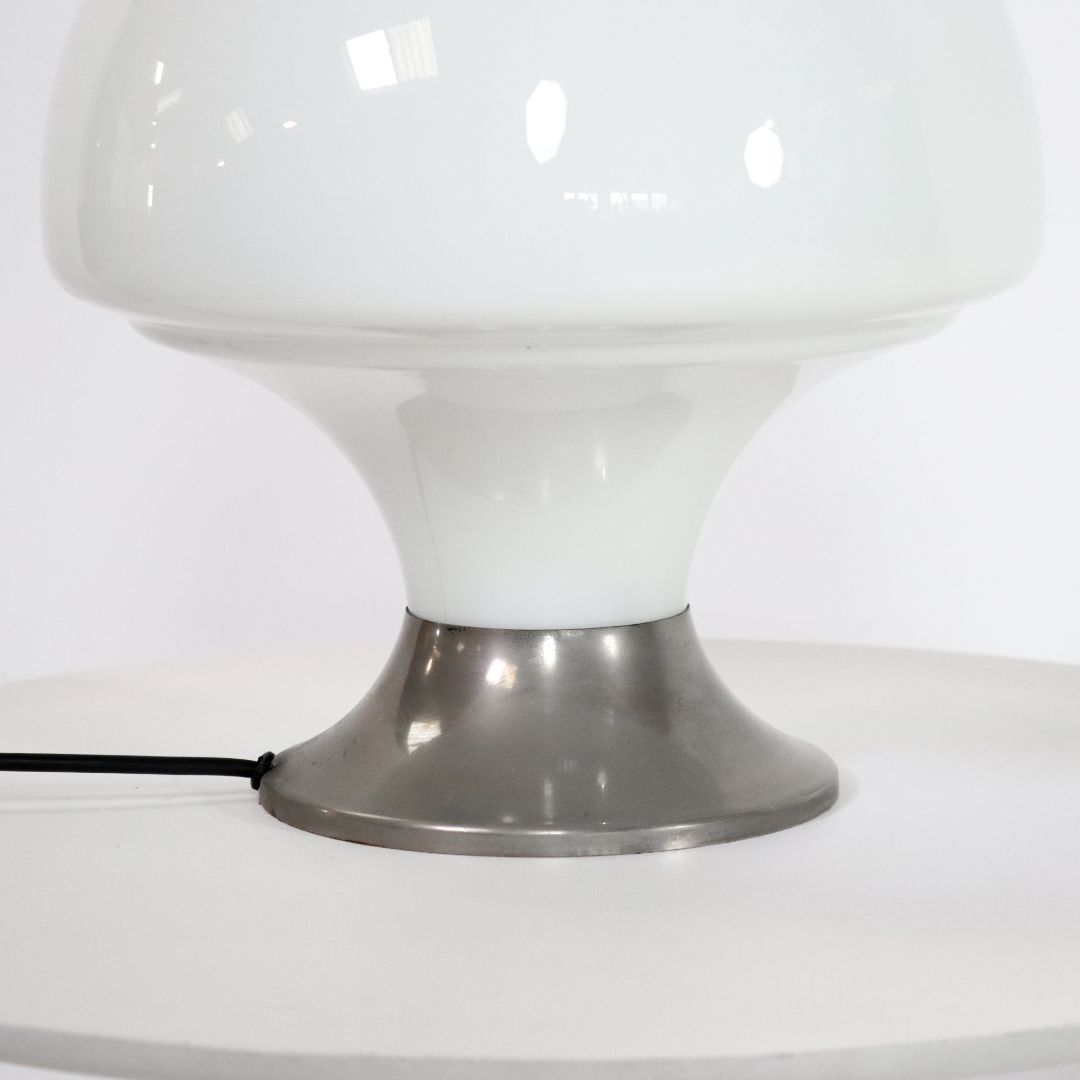 Space age glass table lamp 1970s