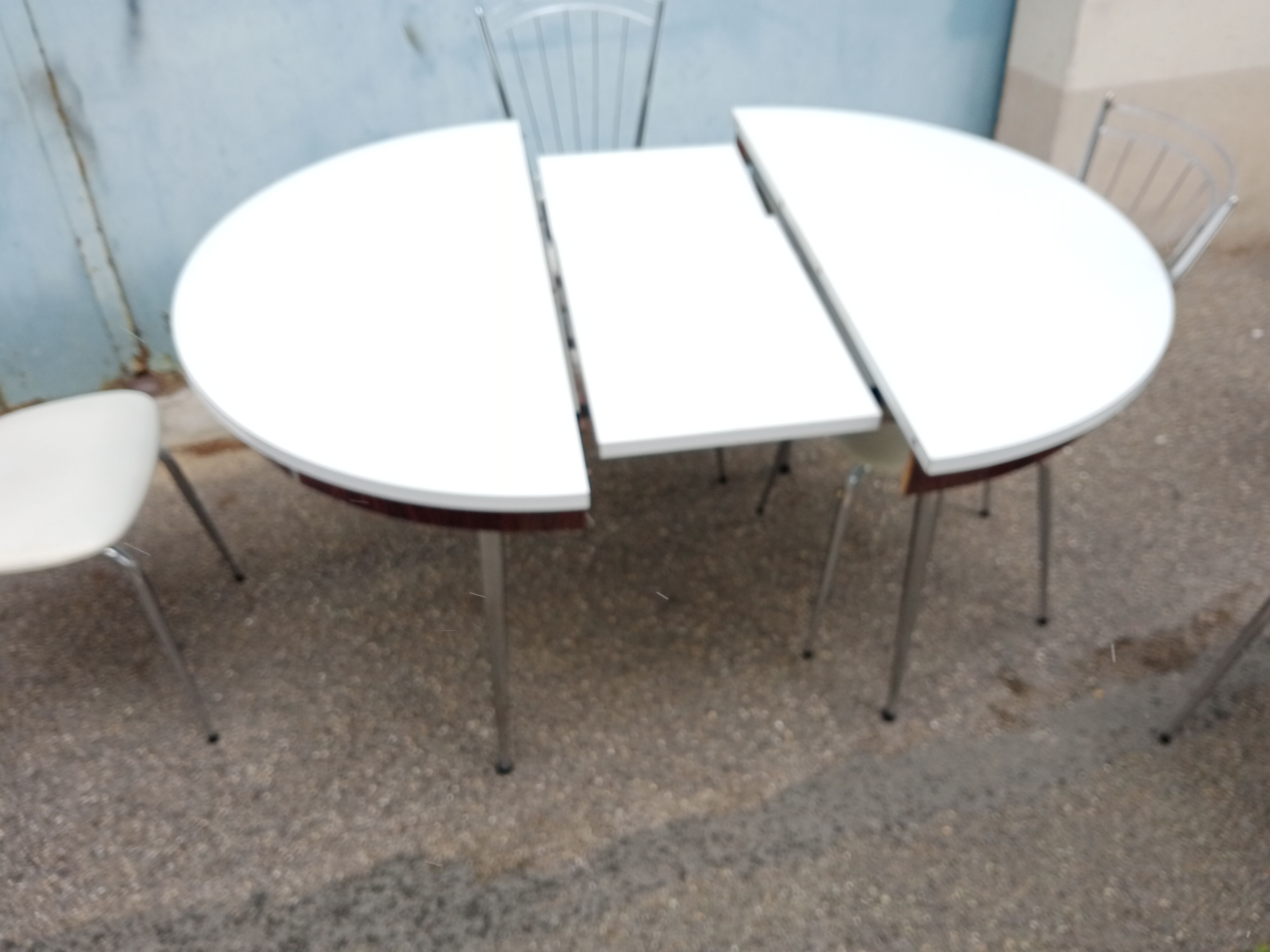 Table et chaises cuisine années 70
