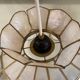 Vintage mother-of-pearl pendant light
