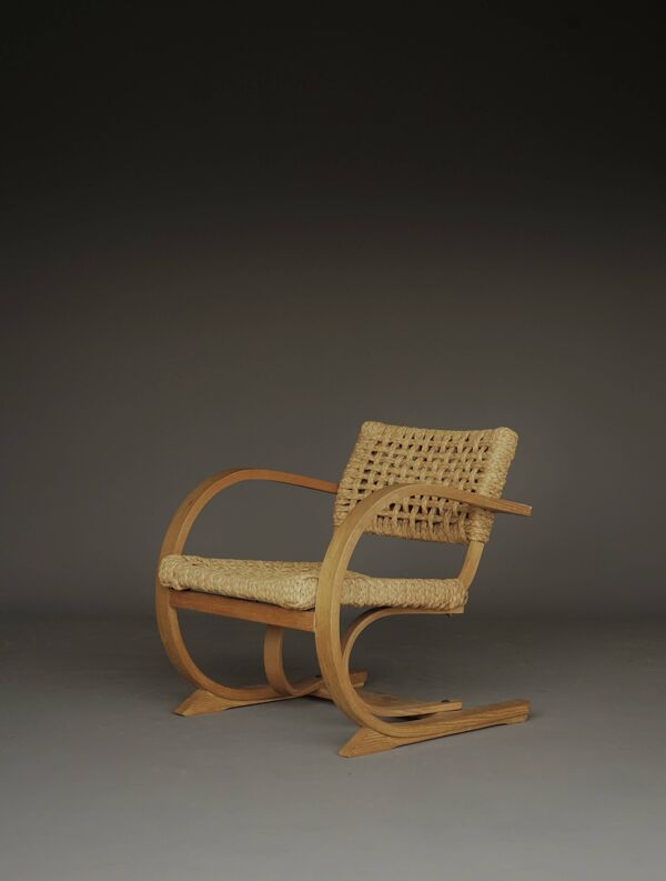 Fauteuil cantilever Art Déco par Bas Van Pelt pour My Home, années 1930