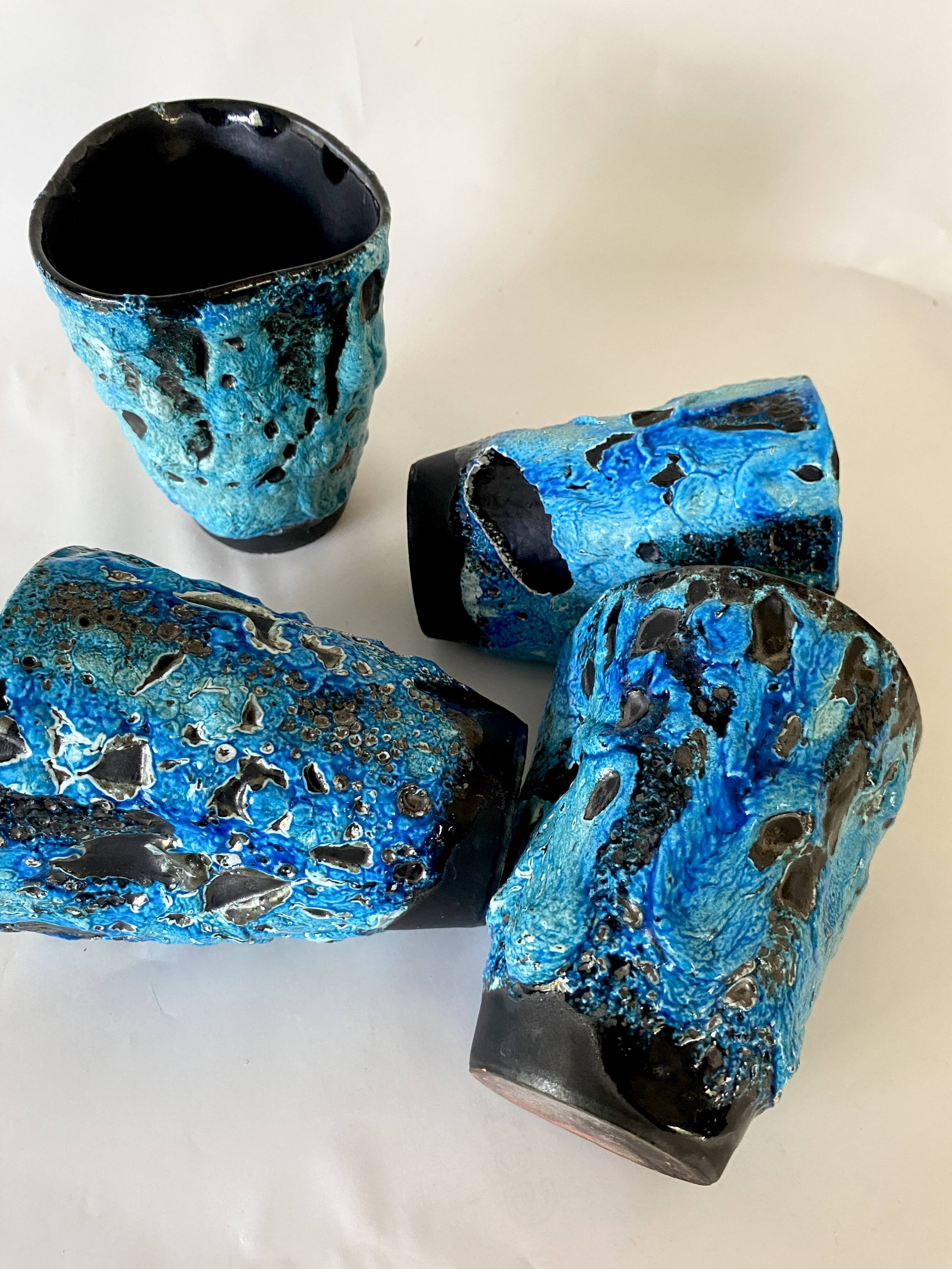 Ceramic vases from the 1970s