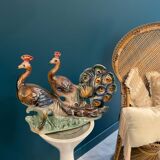 Peacock centerpiece