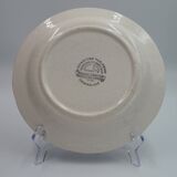 Assiette plate Ironstone bleu
