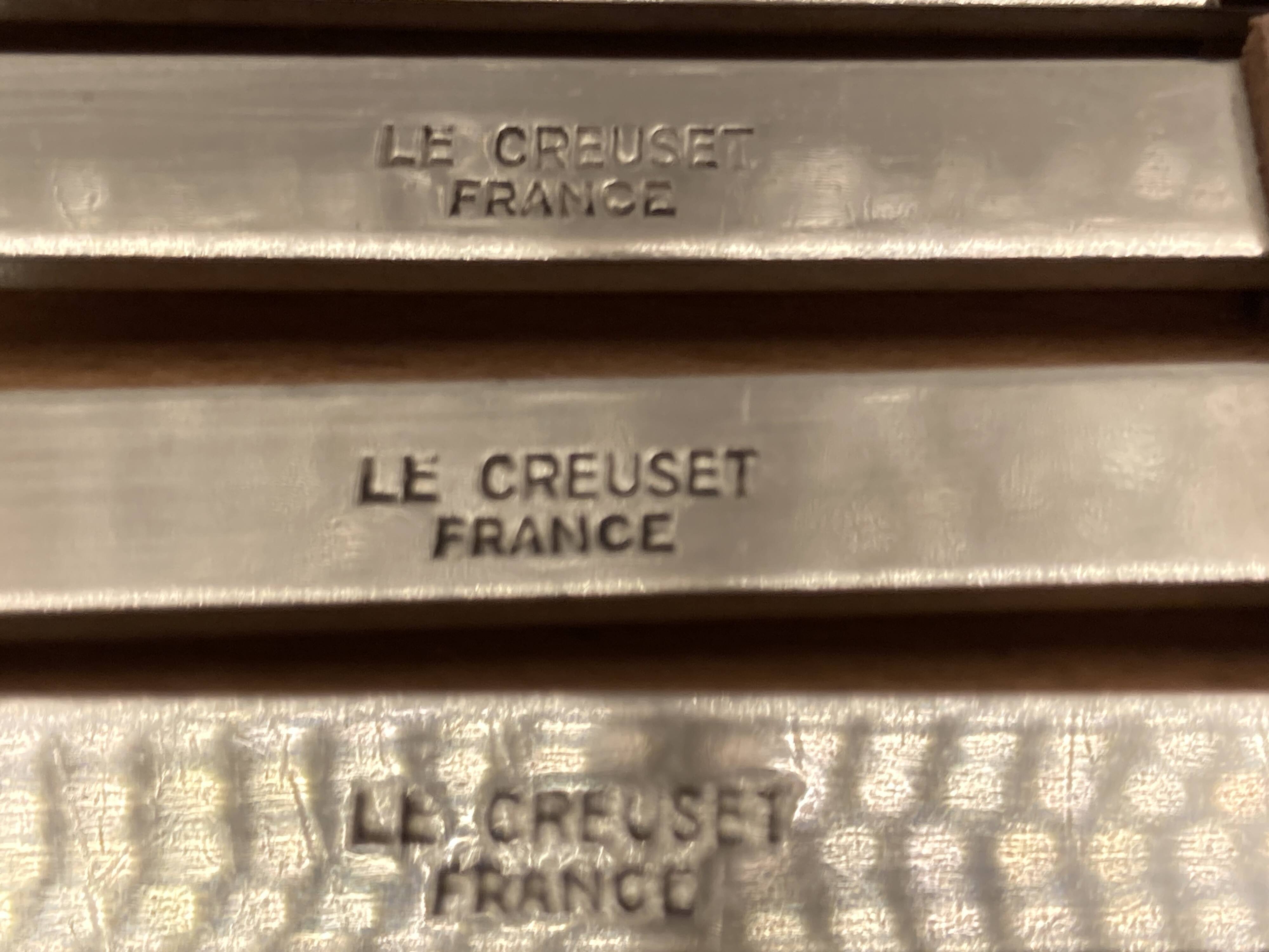 Enzo Mari for Le Creuset fondue set