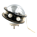 Space age flying saucer Ufo table lamp, Italy 1970s