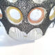 Vintage speckled glass hanging lamp, 60s
