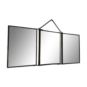 miroir vintage 1930 triptyque - barbier