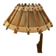 Suspension vintage scandinave en bois
