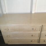 Rattan dresser