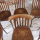 lot de 6 chaises bistrot année 1960