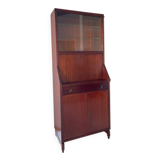 Italian wood and veneered mahogany sideboard/credenza, 1960s.