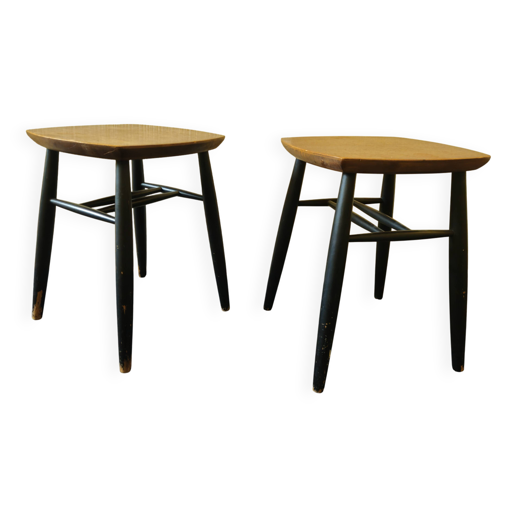 Pair of vintage Stol stools