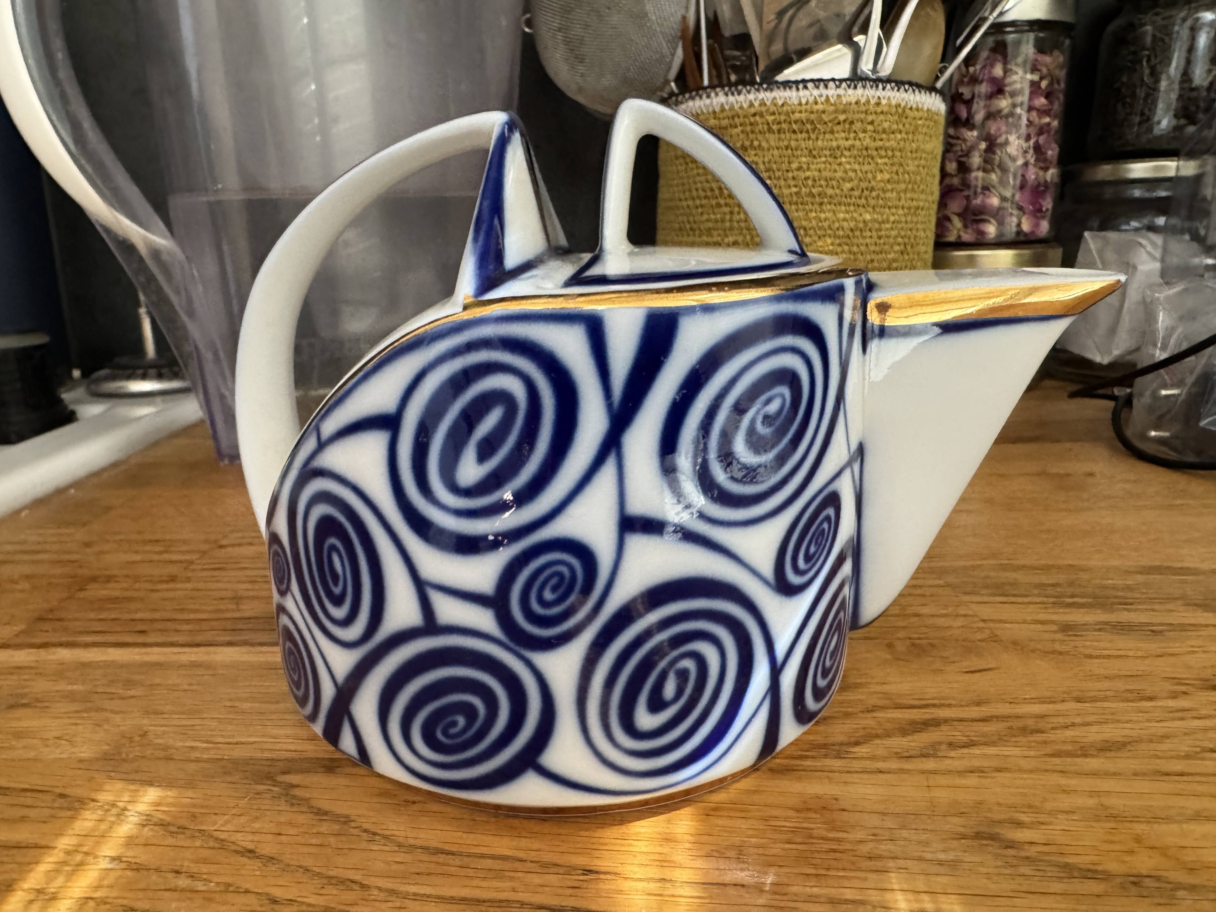 Russian porcelain teapot