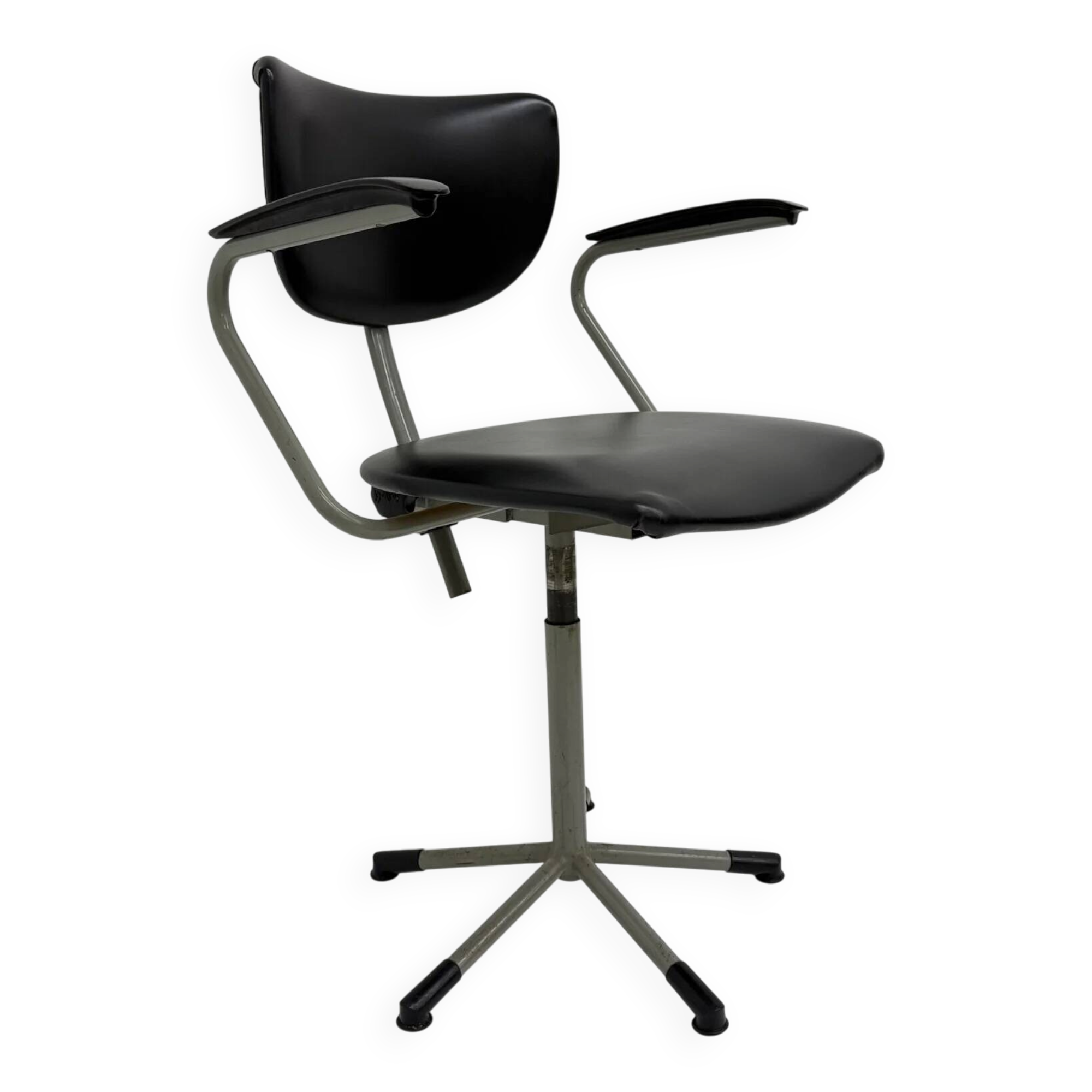 Chaise de bureau mid-century 3311 par Toon de Wit pour Gebroeders de Wit, années 1960.