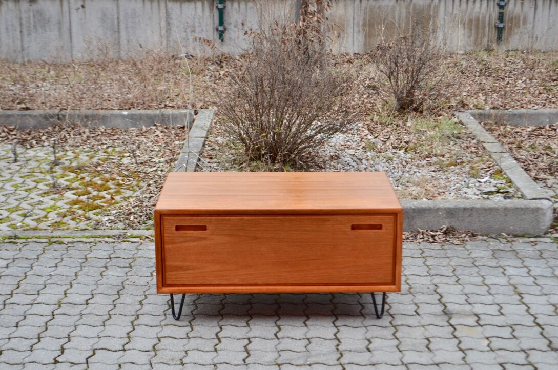 Danish Modern Teak Chest of Drawers  Cabinet Sideboard