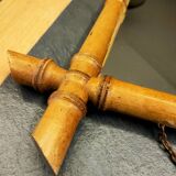 Miroir bambou vintage