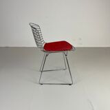 Vintage Bertoia side chair in chrome