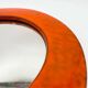 Ceramic mirror with "orange" glaze, 1960s
