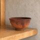 Stoneware bowl wood-fired by Jean Marie Foubert, vintage ceramics.