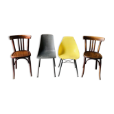 4 chaises dépareillées
