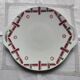 Plat à gâteau porcelaine opaque Gien