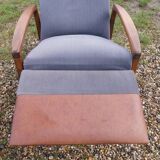 Scandinavian chaise longue armchair