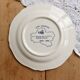 Assiette plate vintage faïence de Gien – Décor bleu romantique