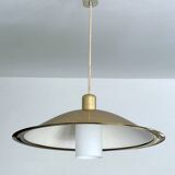 Vintage Danish Brass Pendant Light