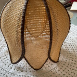 Natural fiber chandelier year 70s