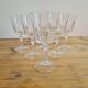 Service de 6 verres à eau en cristal ciselé