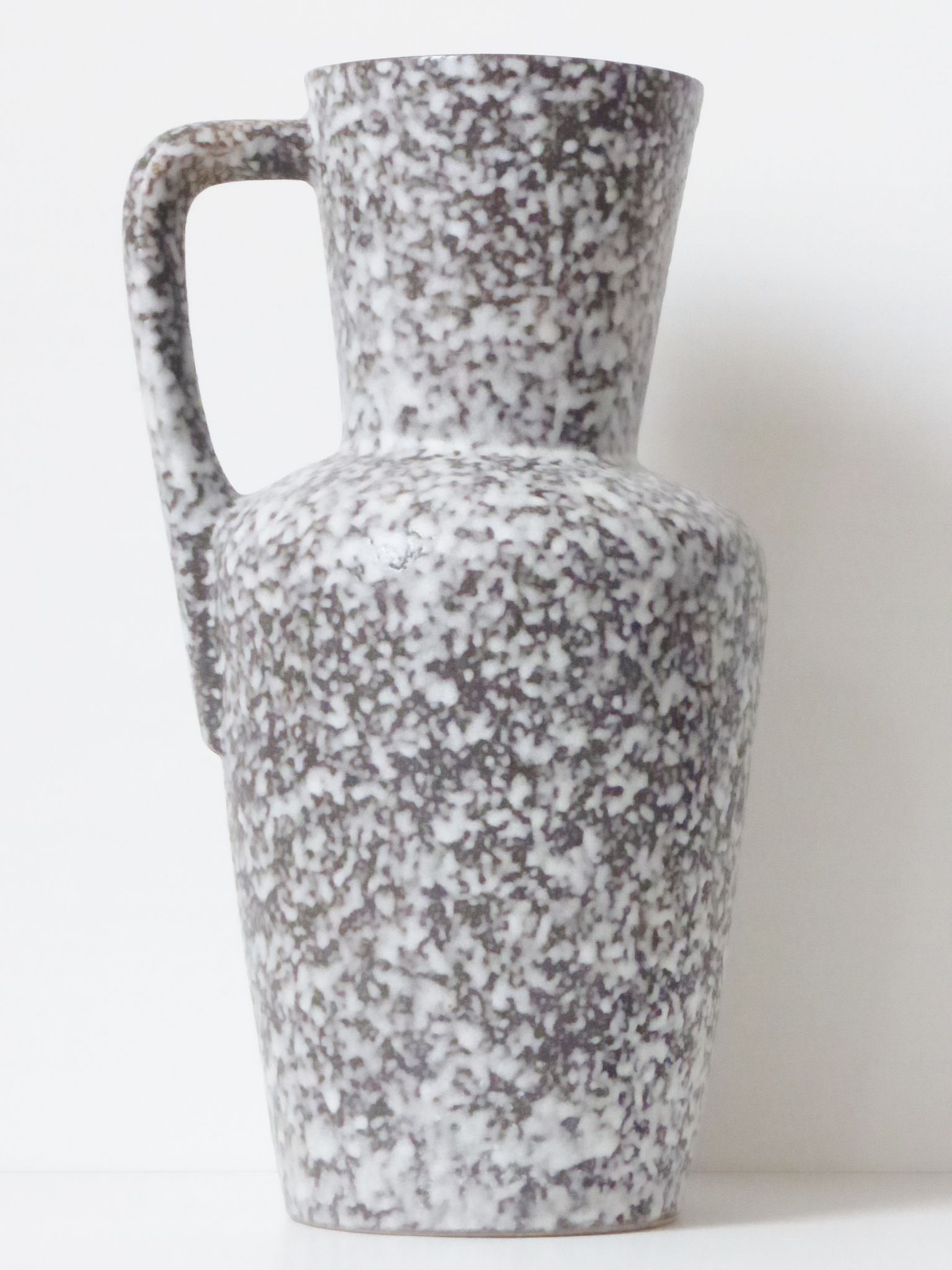 Important vase jar giant pitcher 1960 1970 signed vintage West Germany 60's 70's flowers decoration