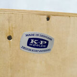 Danish design light oak cabinet by Kurt Ostervig for KP Mobler