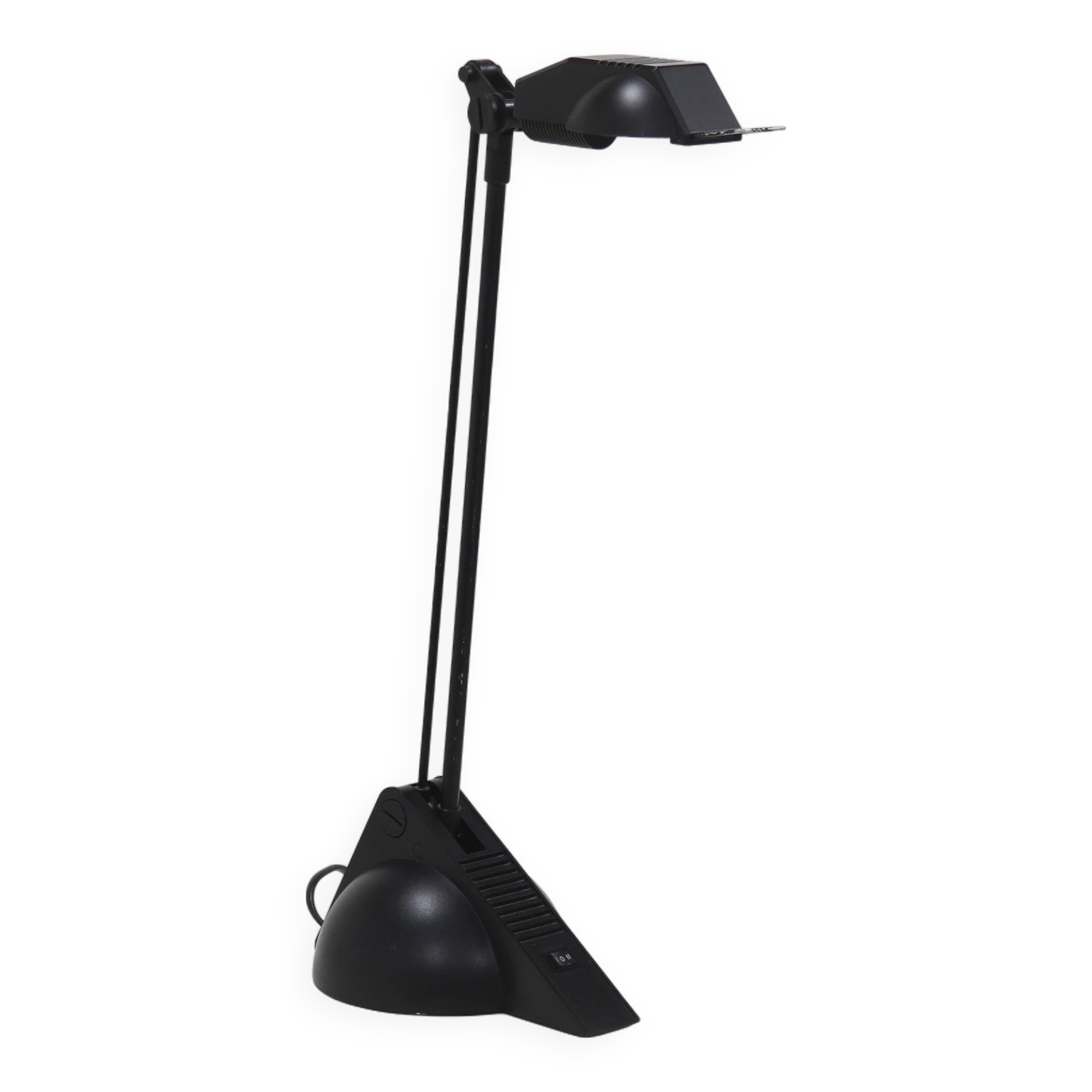 Black Post Modern Desk Lamp 1980s