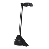 Lampe de bureau post-moderne noire des années 1980